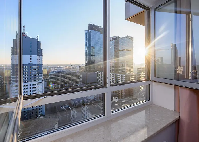 Apartament Shortstaypoland Platinum Towers Skyline Warszawa