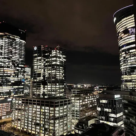 Shortstaypoland Platinum Towers Skyline Warsaw