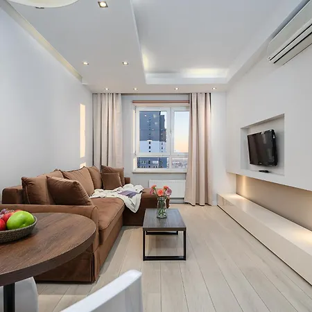 Shortstaypoland Platinum Towers Skyline Varsavia