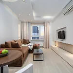 Shortstaypoland Platinum Towers Skyline Varsovia